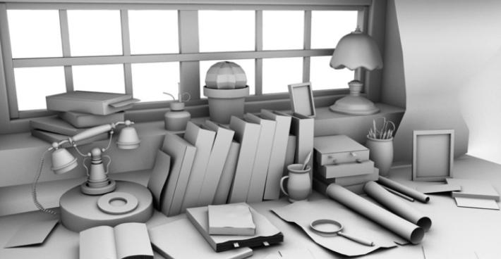 110厘米实木书桌,简易木质书桌组装