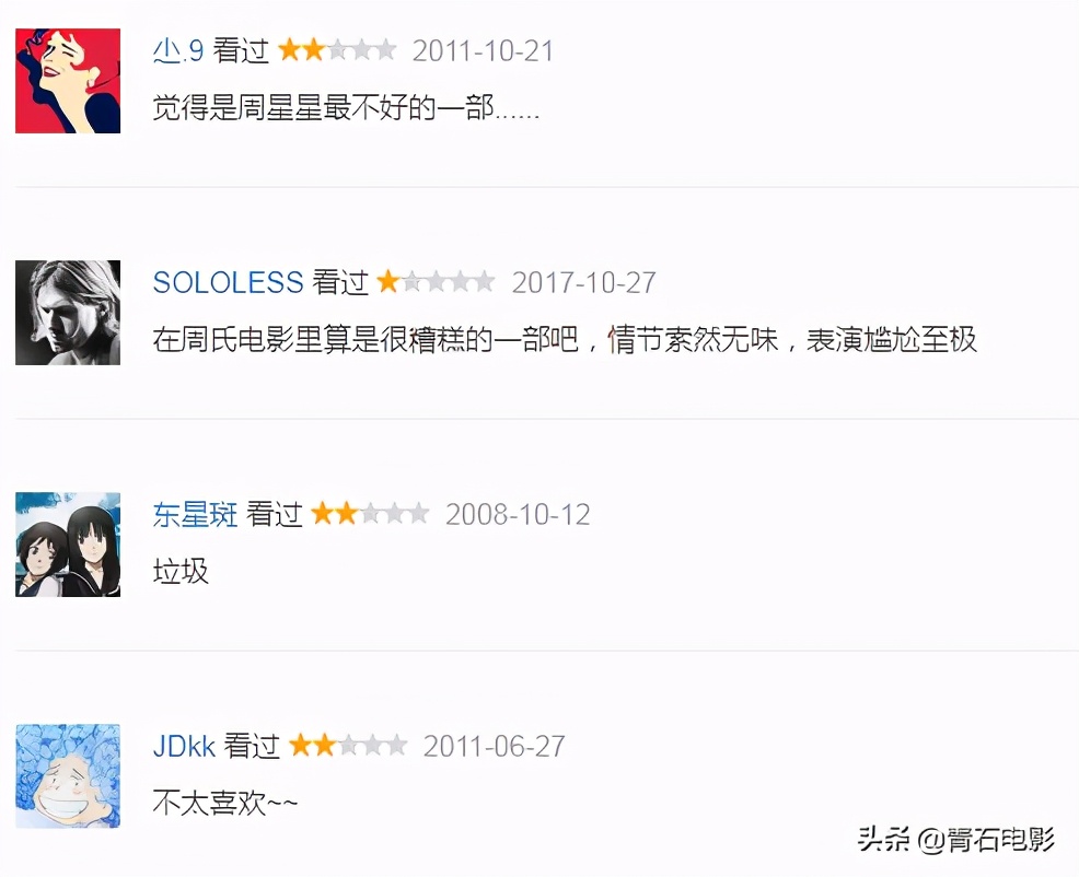 周星驰破亿票房有几部,周星驰票房惨淡的4部电影