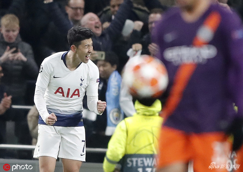 孙兴慜为热刺出战378场打进125球,早报孙兴慜贴地斩热刺1-0曼城