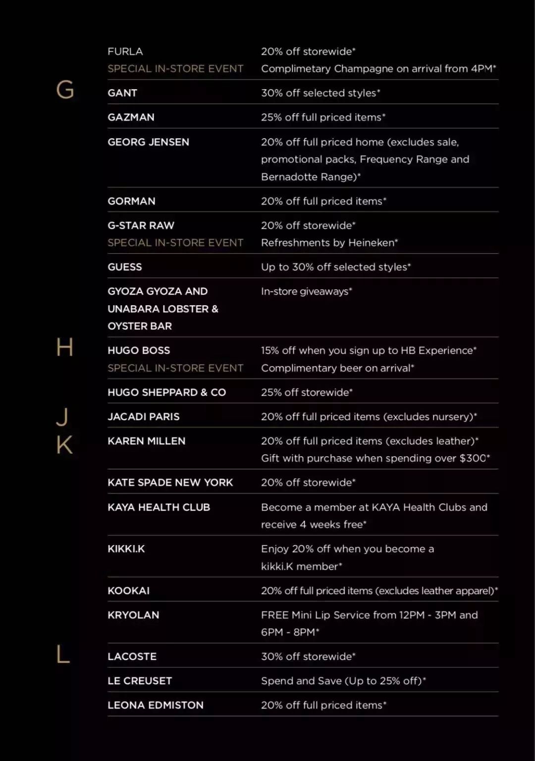 就在今天！！！CBD九大商场，上千个折扣offer低至65折！