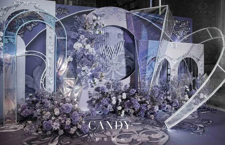 一场美轮美奂的蓝色梦幻婚礼,一场仙境般的梦幻婚礼