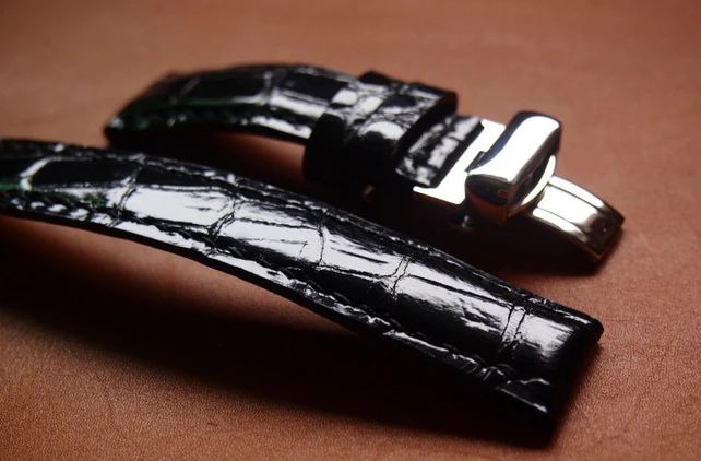 鳄鱼表带独一无二,牛皮鳄鱼皮表带快来看看