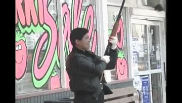 1992韩国人和黑人暴徒街头枪战