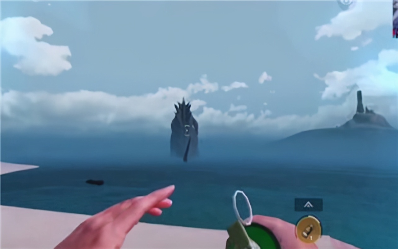 哥斯拉光线下众生平等，躲在窗口也没用，和平精英掉大分