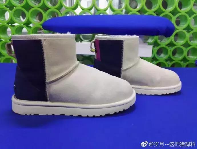 莫名想笑！白色雪地靴洗成黑鞋，店家：改色的钱我就不收了