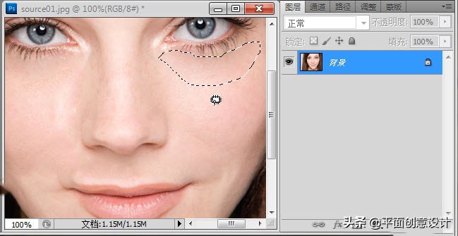 ps人像祛斑磨皮步骤,ps人像磨皮教程与五官调整