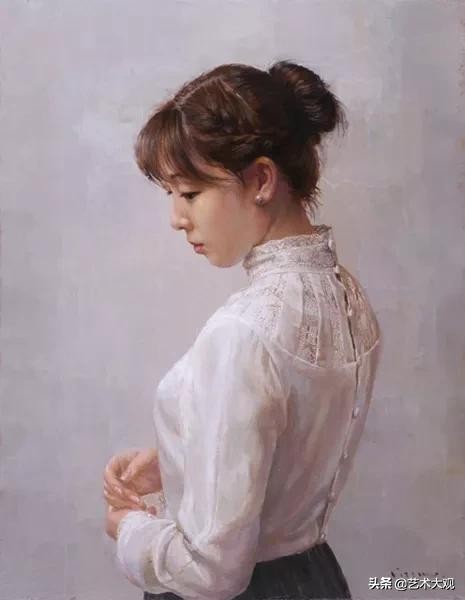 木原和敏人物油画,日本画家超写实人物油画欣赏