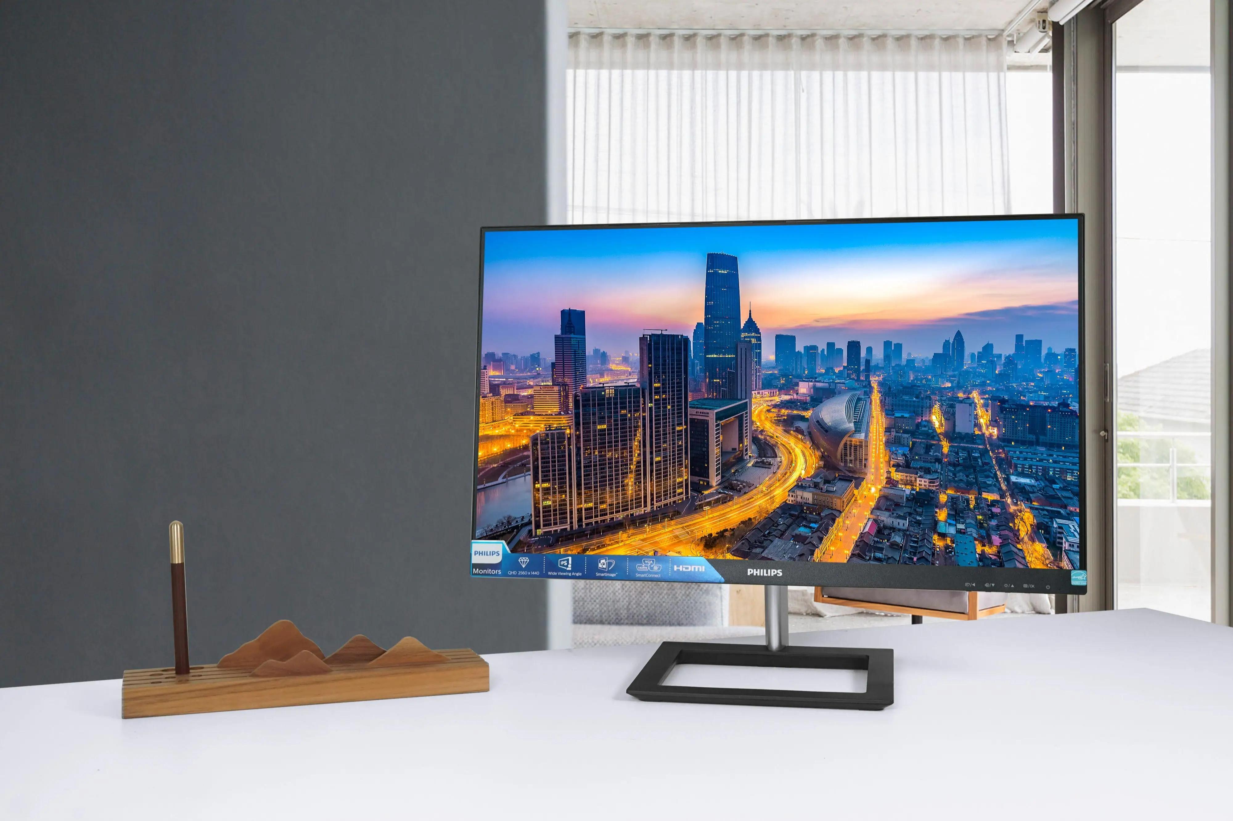 显示器评测飞利浦显示器275m8,飞利浦电脑显示屏测评