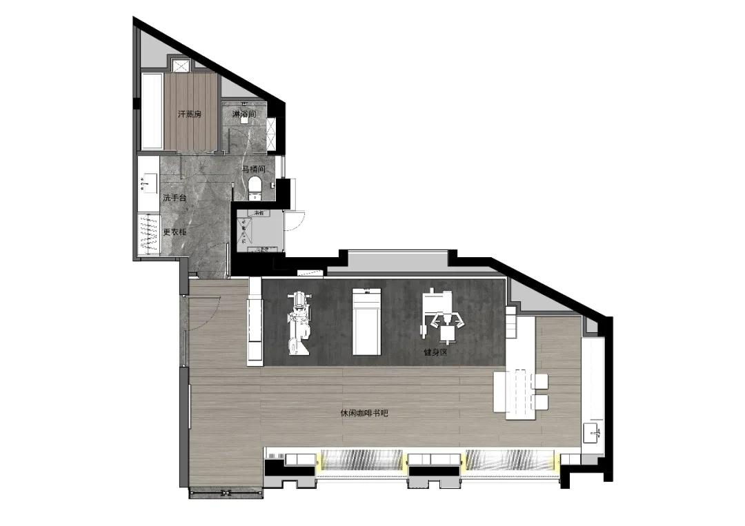 直线优雅,流线迷幻——南昌私人会所改造项目