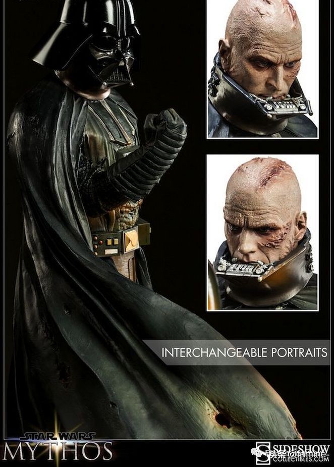 模玩图鉴星球大战达斯维达,星球大战达斯维达摘下头盔