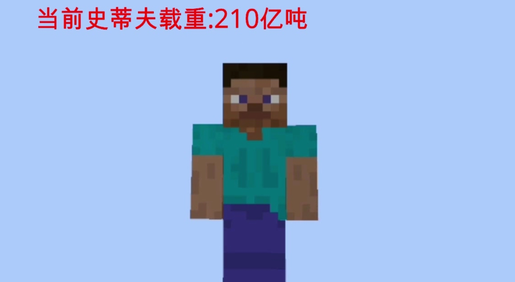 史蒂夫到底能载重多少,我的世界史蒂夫能承载多少吨重量