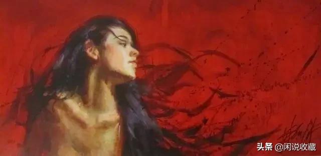 油画抽象肌理纹理,油画抽象头像