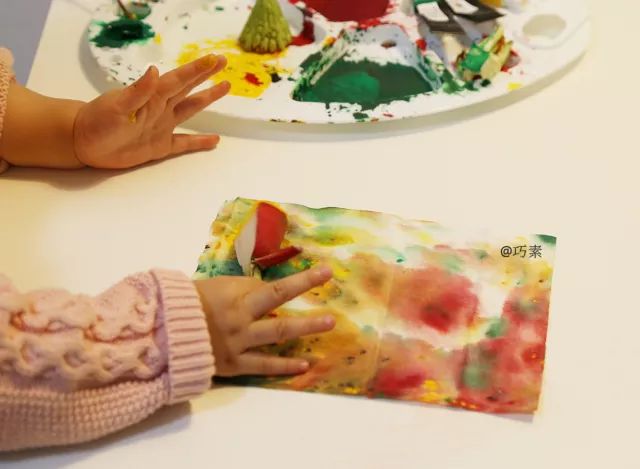 印染手工制作,印染拓印画