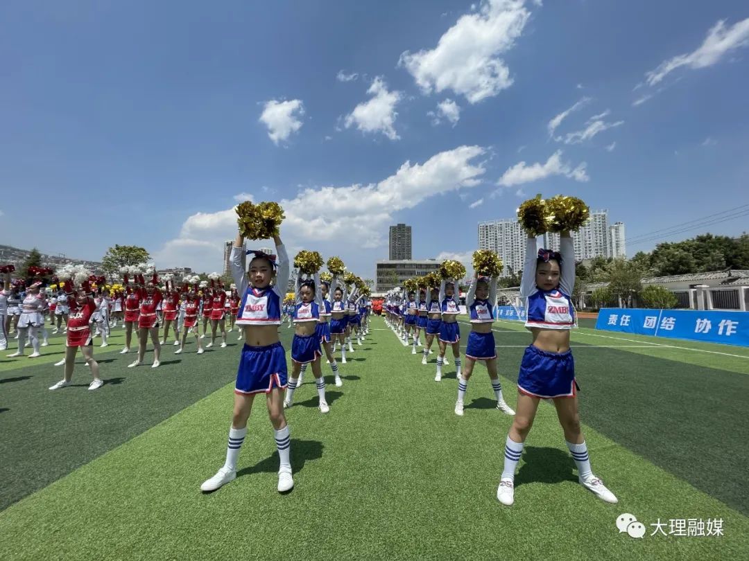 2020大理州鹤阳杯啦啦操足球联赛,大理市月辉杯