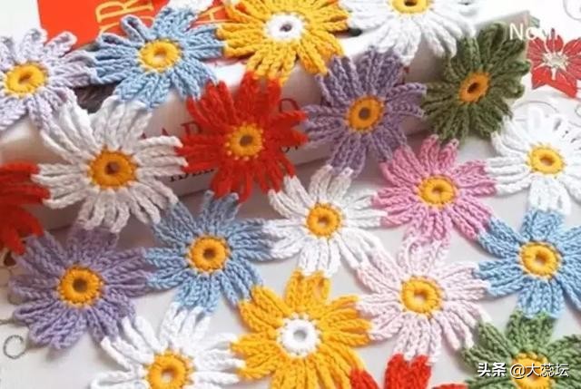 花边毛毯的钩编视频教程,凤凰毛毯的钩编花样教程