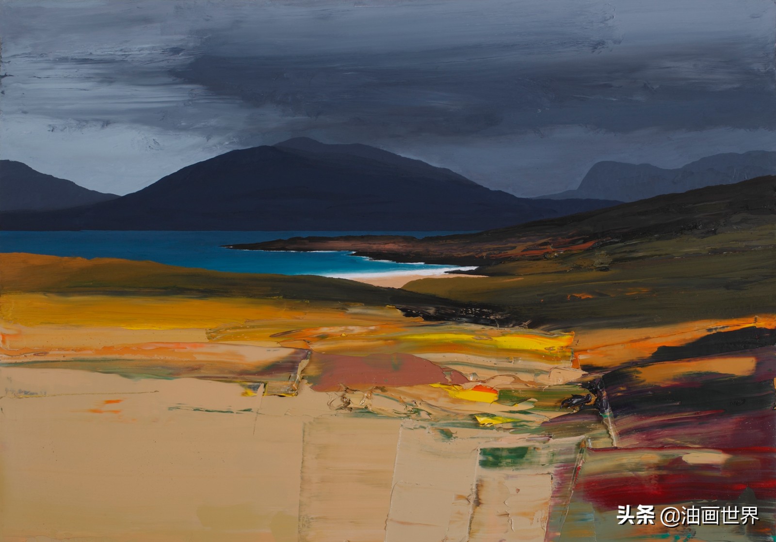 美国印象派画家沃利斯的风景油画,谢尔盖巴索夫风景油画