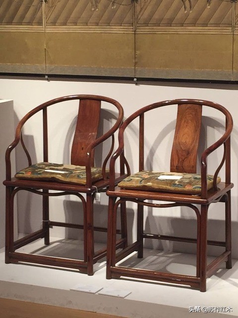 日式矮式圈椅,刺猬紫檀安思远垂手圈椅