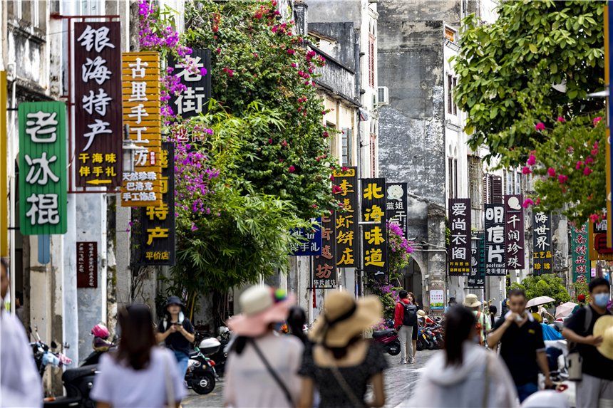 北海老街骑楼悬空门,北海骑楼老街地址