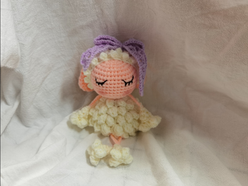 钩针玩偶羊咩咩图解教程,小胖手爱手工