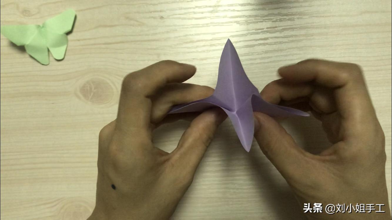 简单的蝴蝶折纸戒指,会飞蝴蝶简单折纸