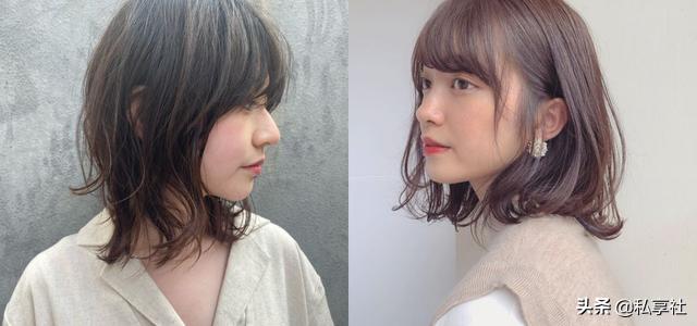 法式蛋卷中长款一次性卷发造型,法式慵懒卷发中长造型发量少