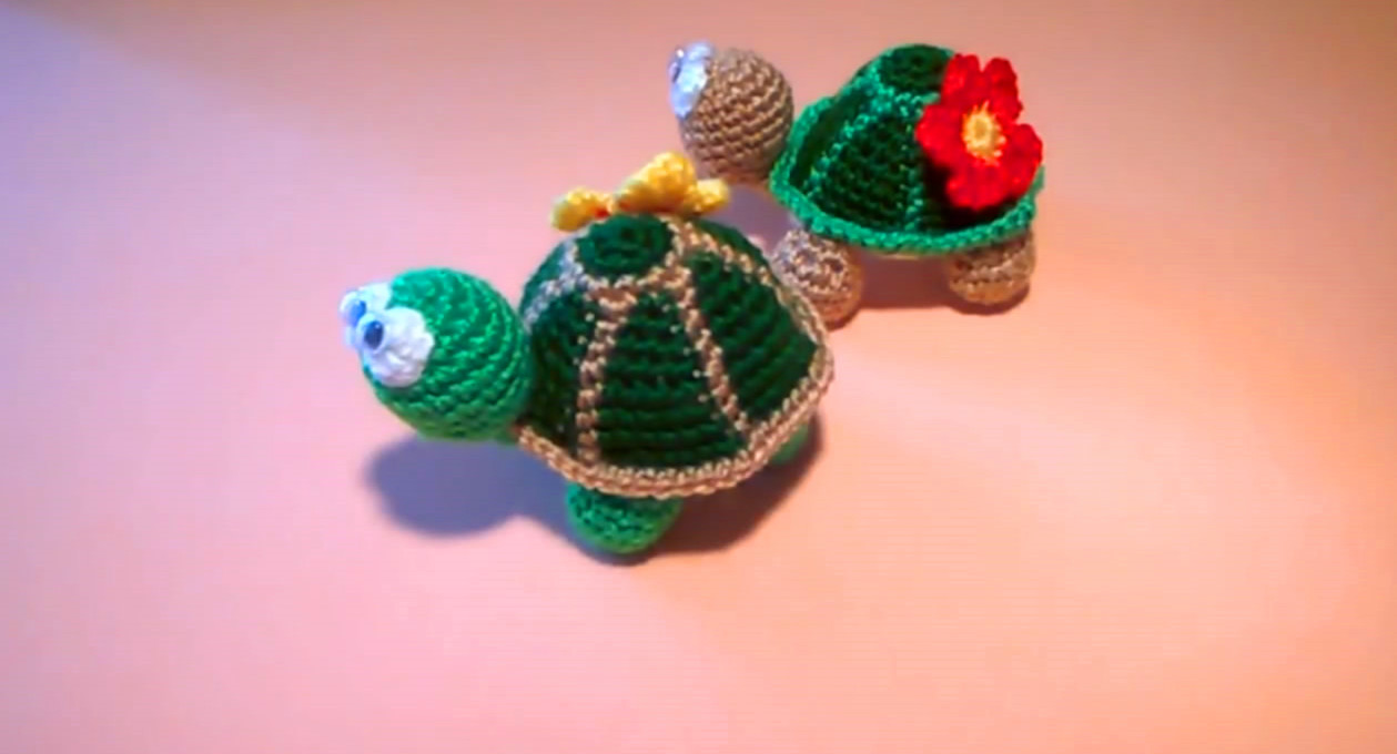 毛线钩织玩偶乌龟视频教程全集,毛线钩织小乌龟材料包教程