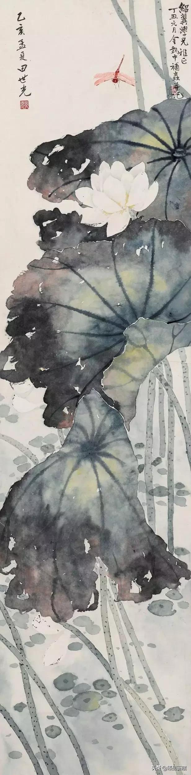 工笔大师田世光,工笔画大师田世光画孔雀好美