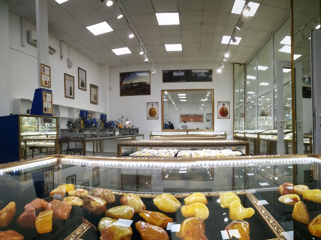 去圣彼得堡唯一的琥珀工厂打卡