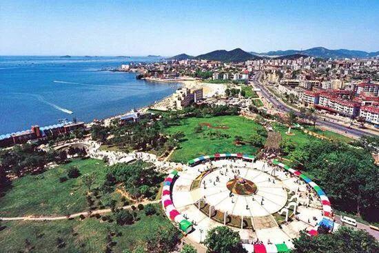 辽宁网红海滩,辽宁海滩全景图