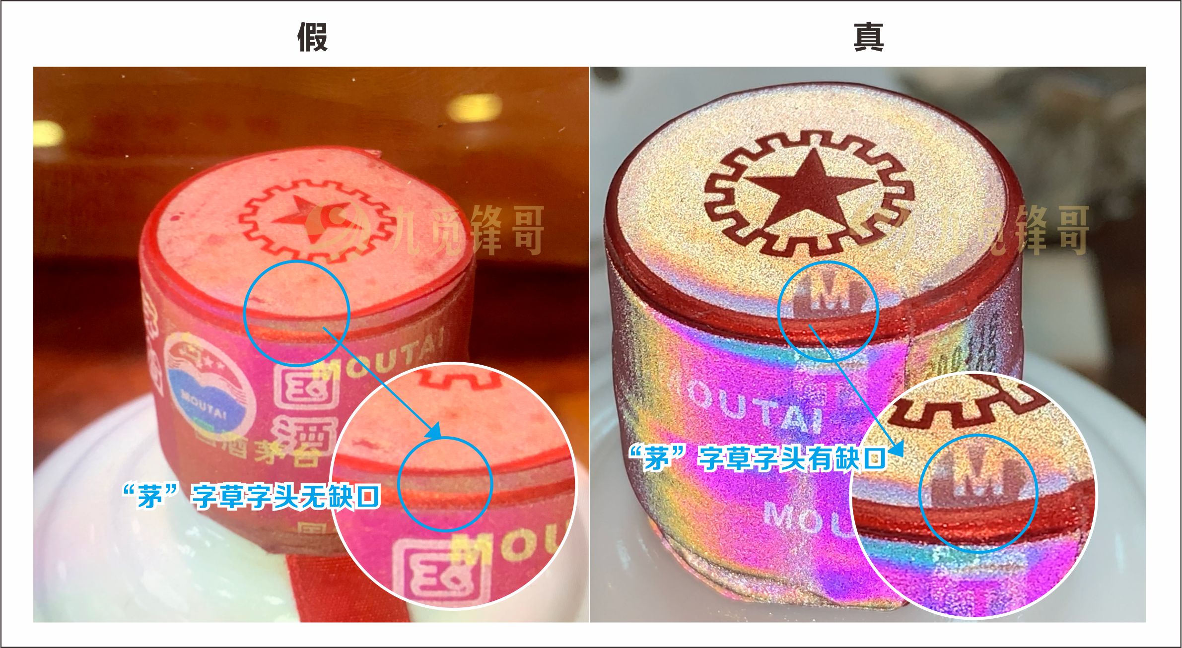 第一集：新飞天茅台红胶帽七大鉴别方法