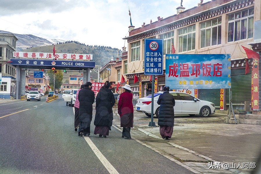宸濊タ楂樺師澶ц崏鍘熺殑璺笂鐓х墖,闈掕棌楂樺師涓婄殑鑽夊師闆北椋庢櫙