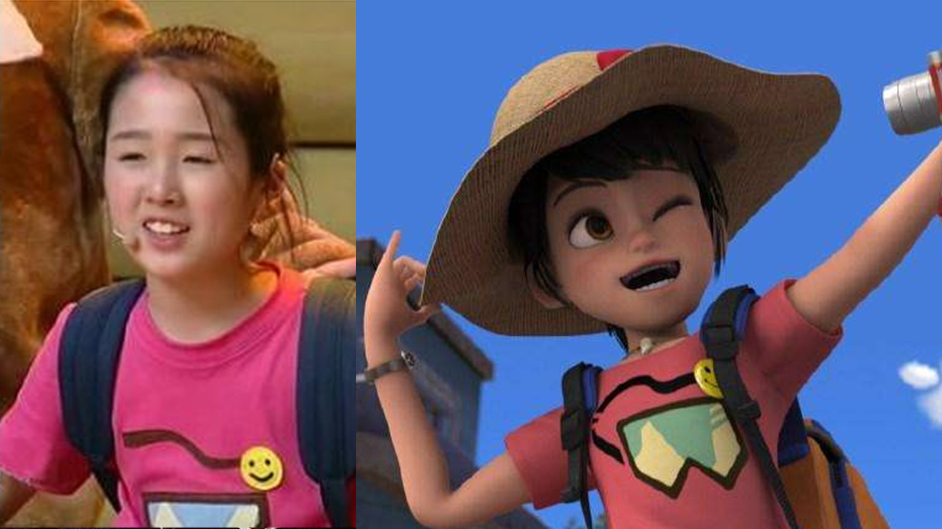 熊出没光头强和赵琳cos,cos熊出没赵琳