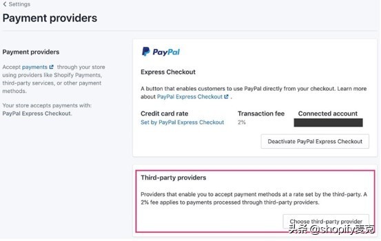 shopify信用卡收款成功率,shopifypaypalcheckout设置