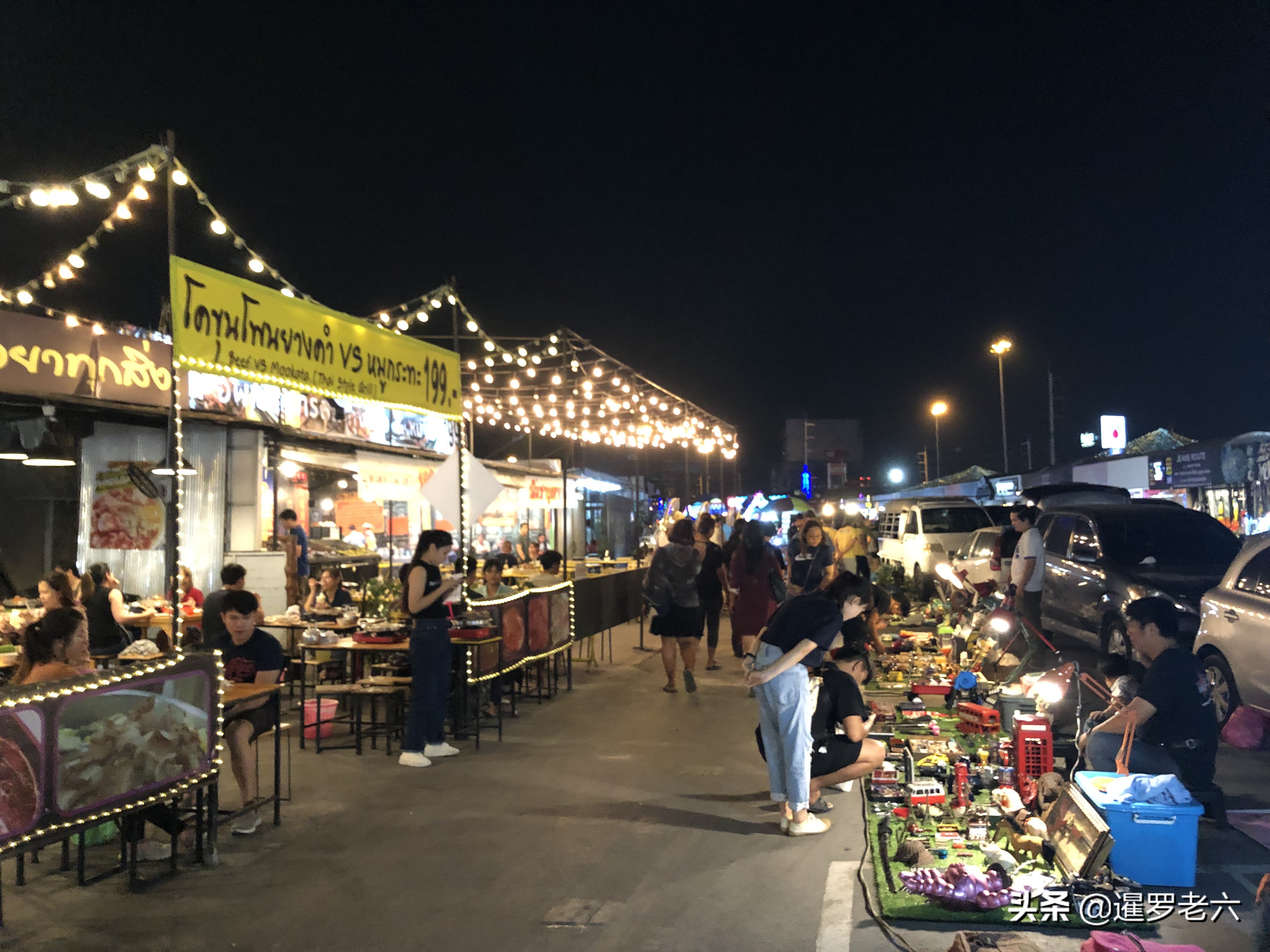 曼谷人气火爆的夜市,泰国曼谷joddfairs网红夜市