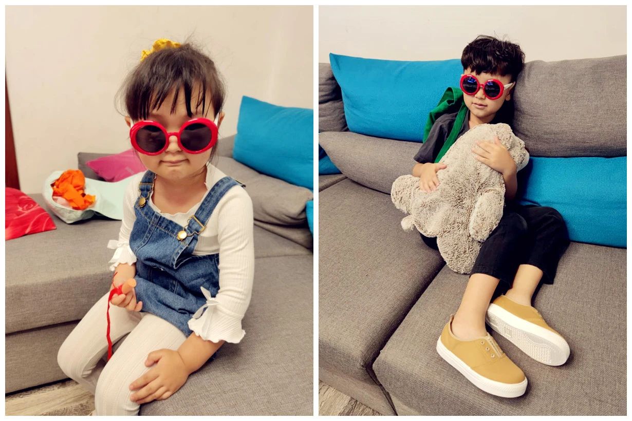 便宜又实用的儿童墨镜,买了个墨镜居然是双层