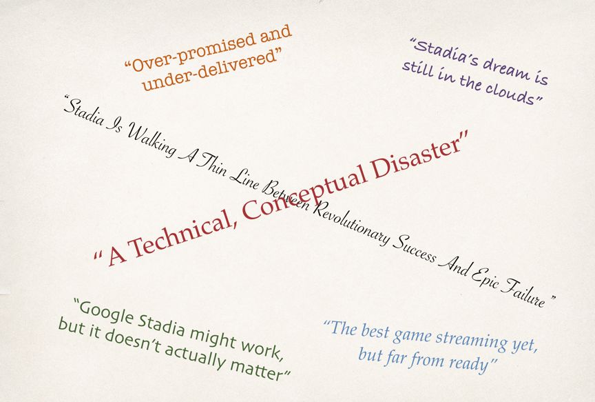 三年一剑差评万千,Google云游戏玩砸了吗?|甲子光年