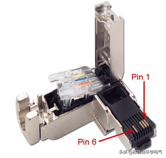 西门子工业以太网用普通网线接法,西门子工业以太网接头