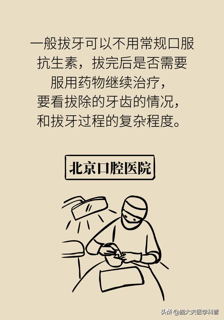 拔牙后疼痛可以用什么消炎药,拔牙后疼用吃什么消炎药