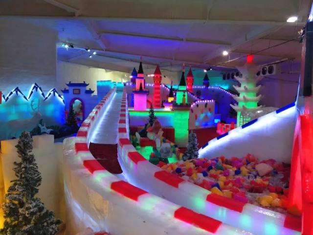 白鹿原白鹿仓景区冰雕,白鹿仓冰雕