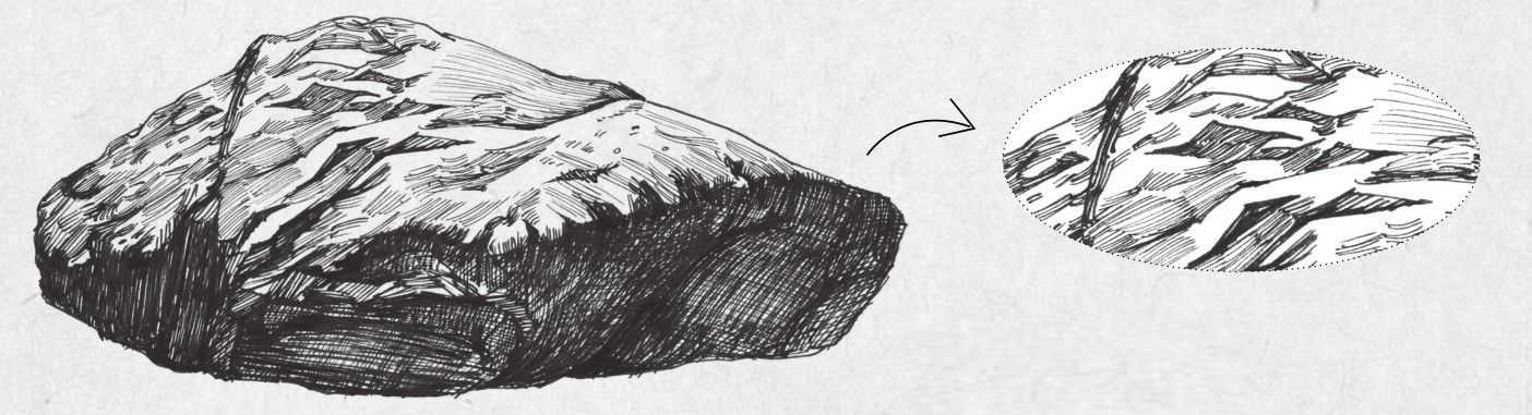 八种石头画法,石头画法步骤视频教程