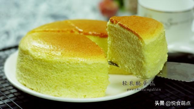 细腻绵软入口即化的轻乳酪蛋糕,轻乳酪蛋糕开裂