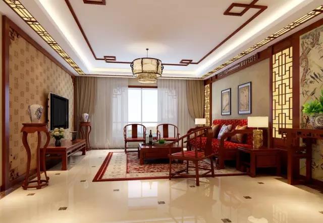 红木沙发适合什么客厅,一套红木沙发