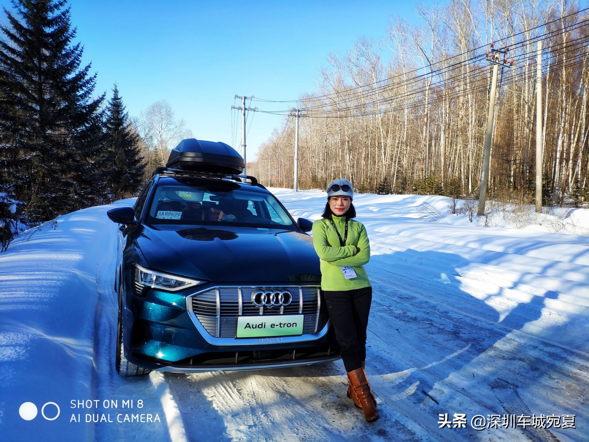 奥迪quattro冰雪试驾,奥迪quattro四驱雪地真实表现
