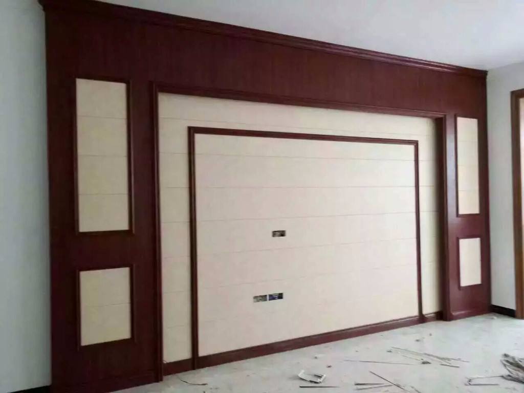 背景墙护墙板施工工艺讲解,电视背景墙护墙板现场制作方法