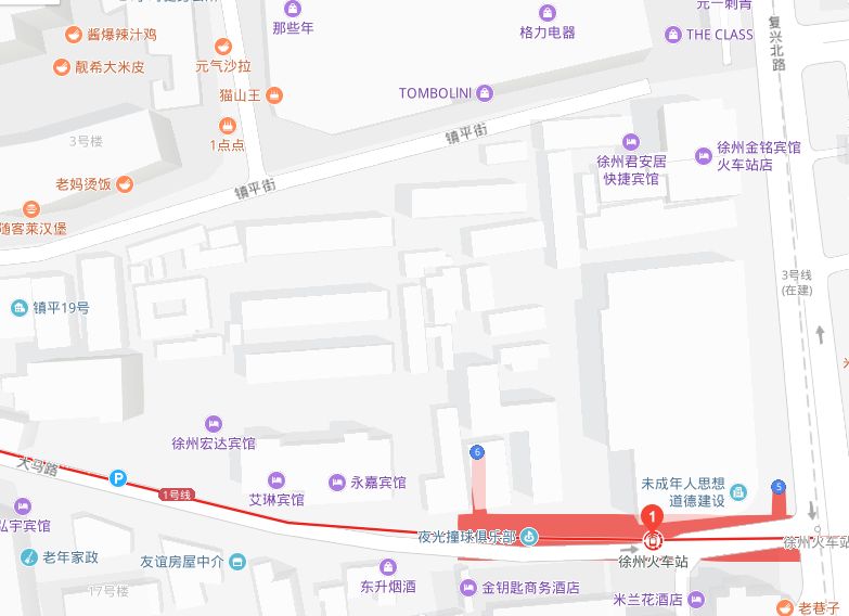 徐州地铁4号线嘉和路站定位详图,徐州地铁一号线站点出入口平面图