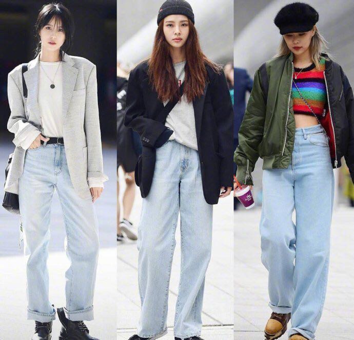 牛仔裤秋冬款爆款2022新款学生,牛仔裤早秋推荐女