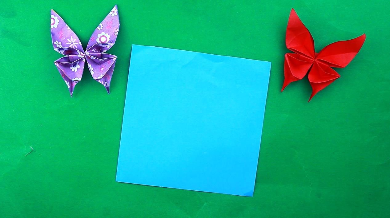 一张纸折蝴蝶花,蝴蝶折纸超高难度凤尾蝶