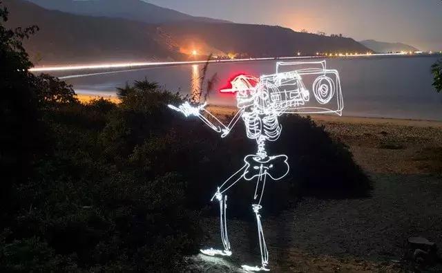 延时光绘教程,延时光绘摄影怎么玩