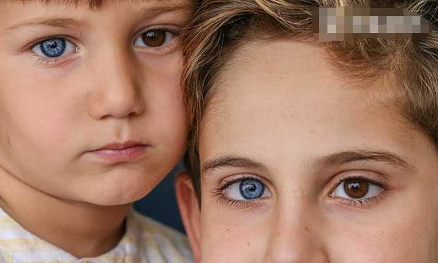 俩男孩各自长着一对一蓝一棕眼珠网友称赞连连却不知这是罕见病
