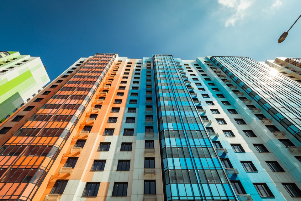 莫斯科简约风格设计,多彩社区亮点